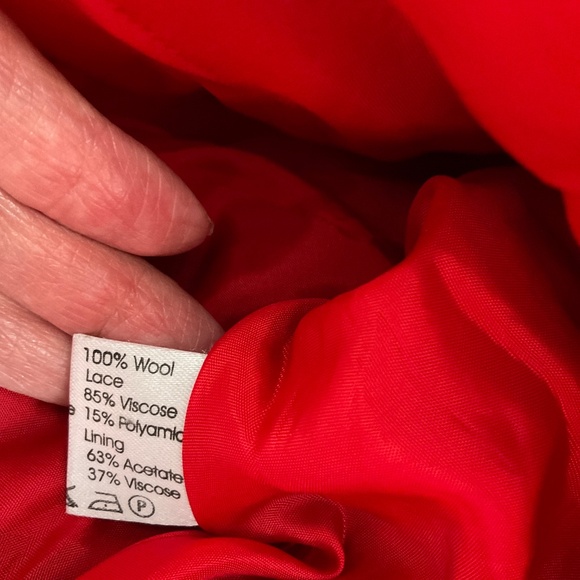 Vintage wool corset style top - Picture 4 of 5